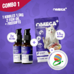 1 Kibbles 1.5kg + 2 Fish Oil + Freegift